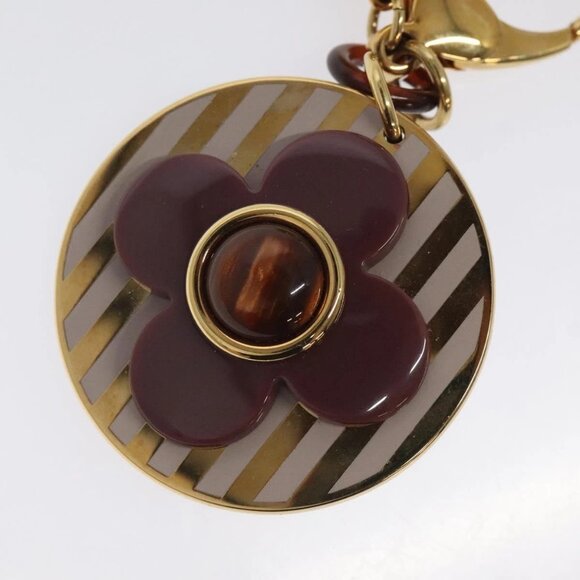 LOUIS VUITTON Monogram Rayure Bijoux Sac Key Holder Gold - Picture 5 of 6